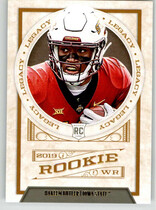 2019 Panini Legacy #169 Hakeem Butler