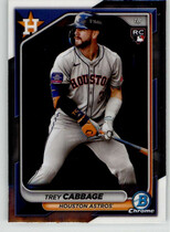 2024 Bowman Chrome #100 Trey Cabbage