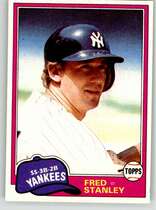 1981 Topps Base Set #281 Fred Stanley