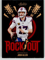 2024 Panini Absolute Rock Out #5 Josh Allen