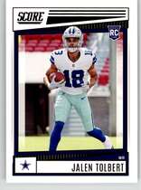 2022 Score Base Set #385 Jalen Tolbert