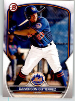 2023 Bowman Draft #BD-127 Daiverson Gutierrez
