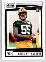2022 Score Base Set #318 Kingsley Enagbare