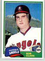 1981 Topps Base Set #288 Bob Clark