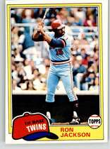 1981 Topps Base Set #631 Ron Jackson