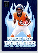 2024 Donruss White Hot Rookies #WH7 Troy Franklin