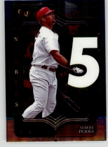 2025 Panini Select Select Numbers #21 Albert Pujols