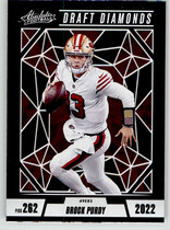 2024 Panini Absolute Draft Diamonds #2 Brock Purdy