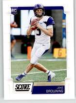 2019 Score Base Set #416 Jake Browning