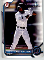 2022 Bowman Prospects #BP-3 Kahlil Watson