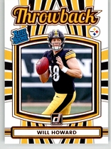 2025 Donruss Rated Rookie Throwback #30 Will Howard