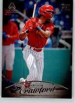 2023 Panini Chronicles Luminance #14 Justin Crawford