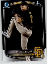 2025 Bowman Chrome Draft #BDC-76 Michael Salina