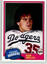 1981 Topps Base Set #624 Bob Welch