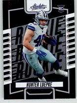 2023 Panini Absolute Blue #198 Hunter Luepke