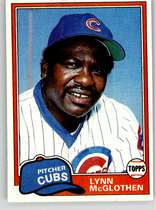 1981 Topps Base Set #609 Lynn McGlothen