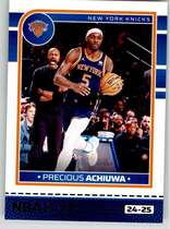 2024 Panini NBA Hoops #97 Precious Achiuwa
