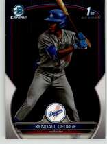 2023 Bowman Chrome Draft #BDC-190 Kendall George