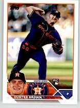 2023 Topps Base Set #111 Hunter Brown