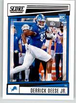 2022 Score Base Set #376 Derrick Deese Jr.