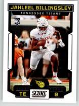 2023 Score Base Set #397 Jahleel Billingsley