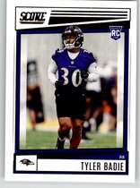 2022 Score Base Set #342 Tyler Badie