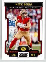 2023 Score Base Set #176 Nick Bosa