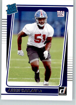 2021 Donruss Base Set #323 Azeez Ojulari