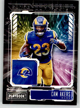 2021 Panini Playbook Zoning Commission #21 Cam Akers