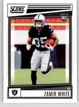 2022 Score Base Set #336 Zamir White