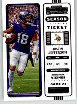 2022 Panini Contenders #55 Justin Jefferson