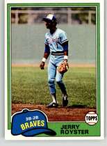 1981 Topps Base Set #268 Jerry Royster