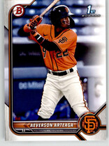 2022 Bowman Prospects #BP-82 Aeverson Arteaga