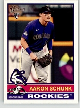 2025 Topps Heritage #90 Aaron Schunk