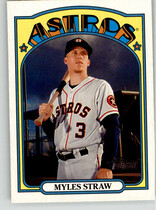 2021 Topps Heritage #272 Myles Straw