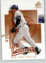 2001 SP Game Bat Edition #42 Jose Canseco