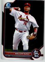 2022 Bowman Chrome Prospects #BCP-42 Malcom Nunez