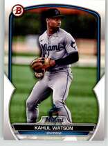 2023 Bowman Prospects #BP-147 Kahlil Watson