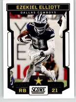 2023 Score Base Set #227 Ezekiel Elliott