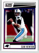 2022 Score Base Set #48 Cam Newton