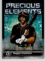 2023 Bowman Platinum Precious Elements #PE-20 Reggie Crawford