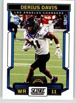 2023 Score Base Set #364 Derius Davis