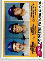 1981 Topps Base Set #302 Jack Perconte|Mike Scioscia|Fernando Valenzuela