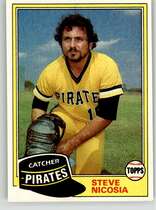 1981 Topps Base Set #212 Steve Nicosia