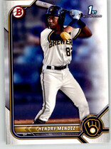2022 Bowman Prospects #BP-88 Hendry Mendez