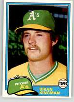 1981 Topps Base Set #284 Brian Kingman