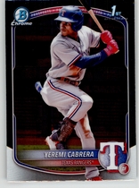 2025 Bowman Chrome Prospects #BCP-146 Yeremi Cabrera