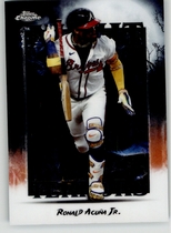 2025 Topps Chrome Update Night Terrors #NT-3 Ronald Acuna Jr.