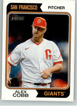 2023 Topps Heritage High Number #664 Alex Cobb