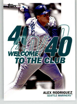 2023 Topps Welcome to the Club #WC-4 Alex Rodriguez